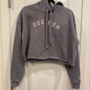 Dog Mom Crop Hoodie